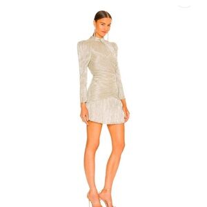 SAYLOR Silver Mini Dress